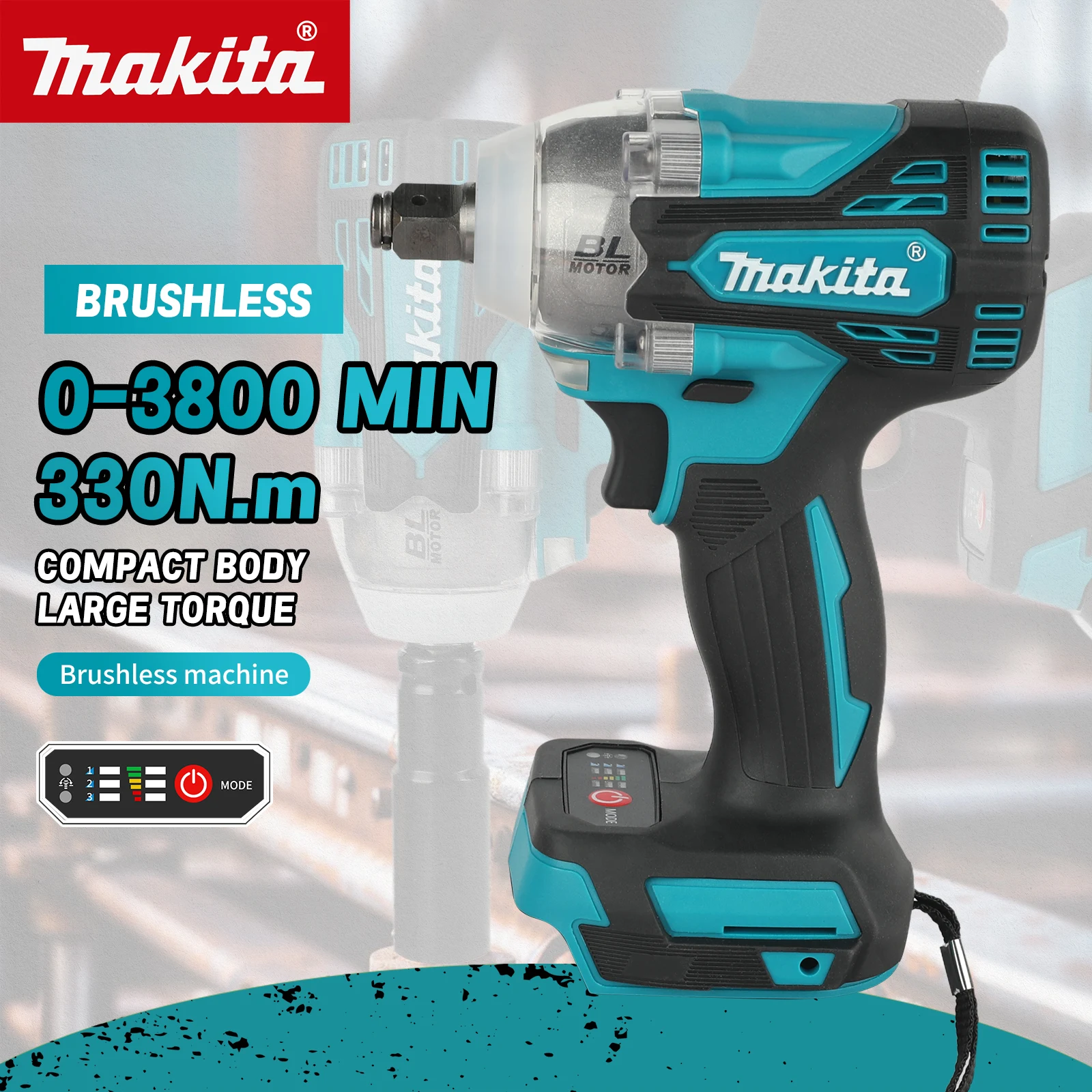 Makita Drill Dtw300 - Llave de impacto inalámbrica Makita DTW300