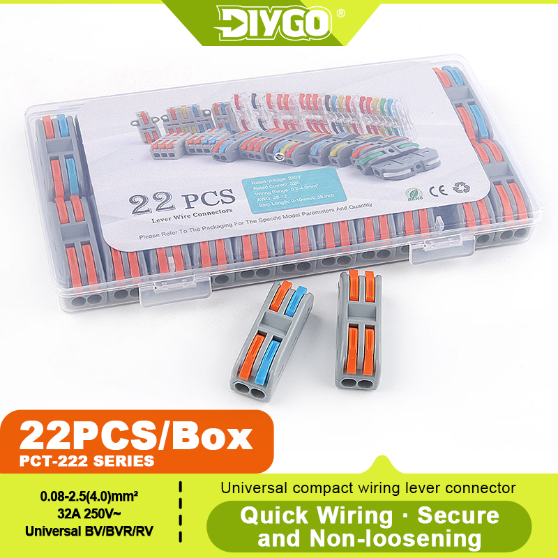 Push Fit Connector - Conectores de Cable de Palanca DIY