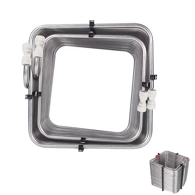 Push Fit Connector - Bobinas cuadradas de acero inoxidable 304,