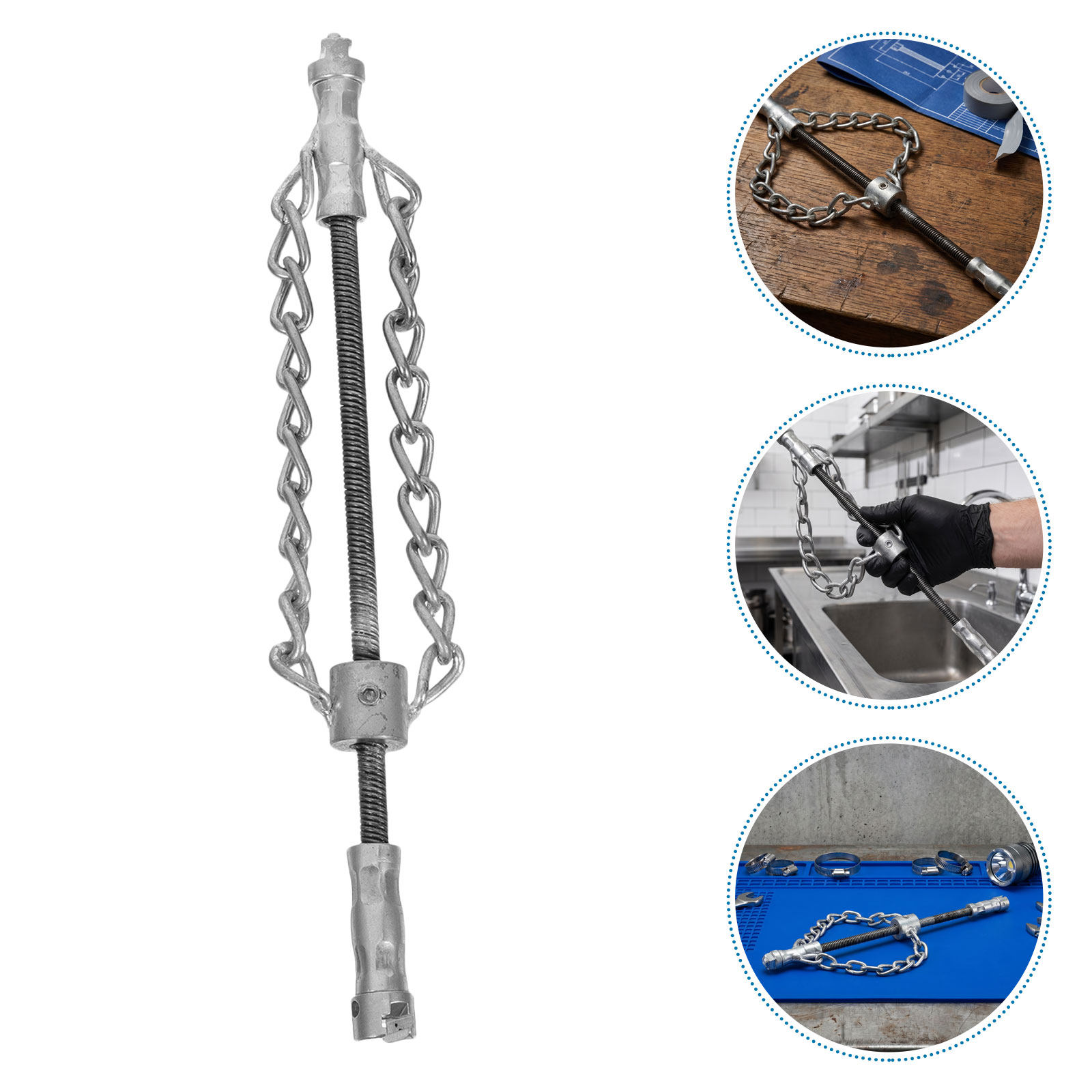 2 unidades de herramienta de l - Drain Snake Flexible reseña y precio